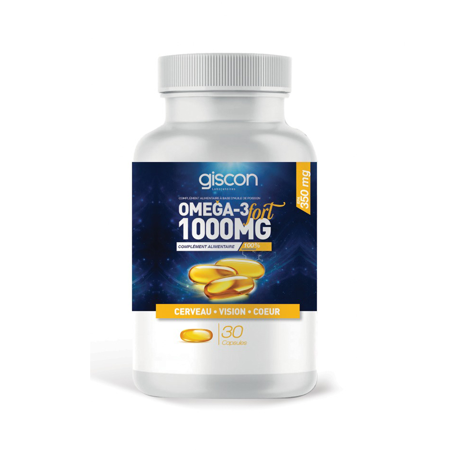 Giscon Omega 3 Fort 1000mg 30 capsules